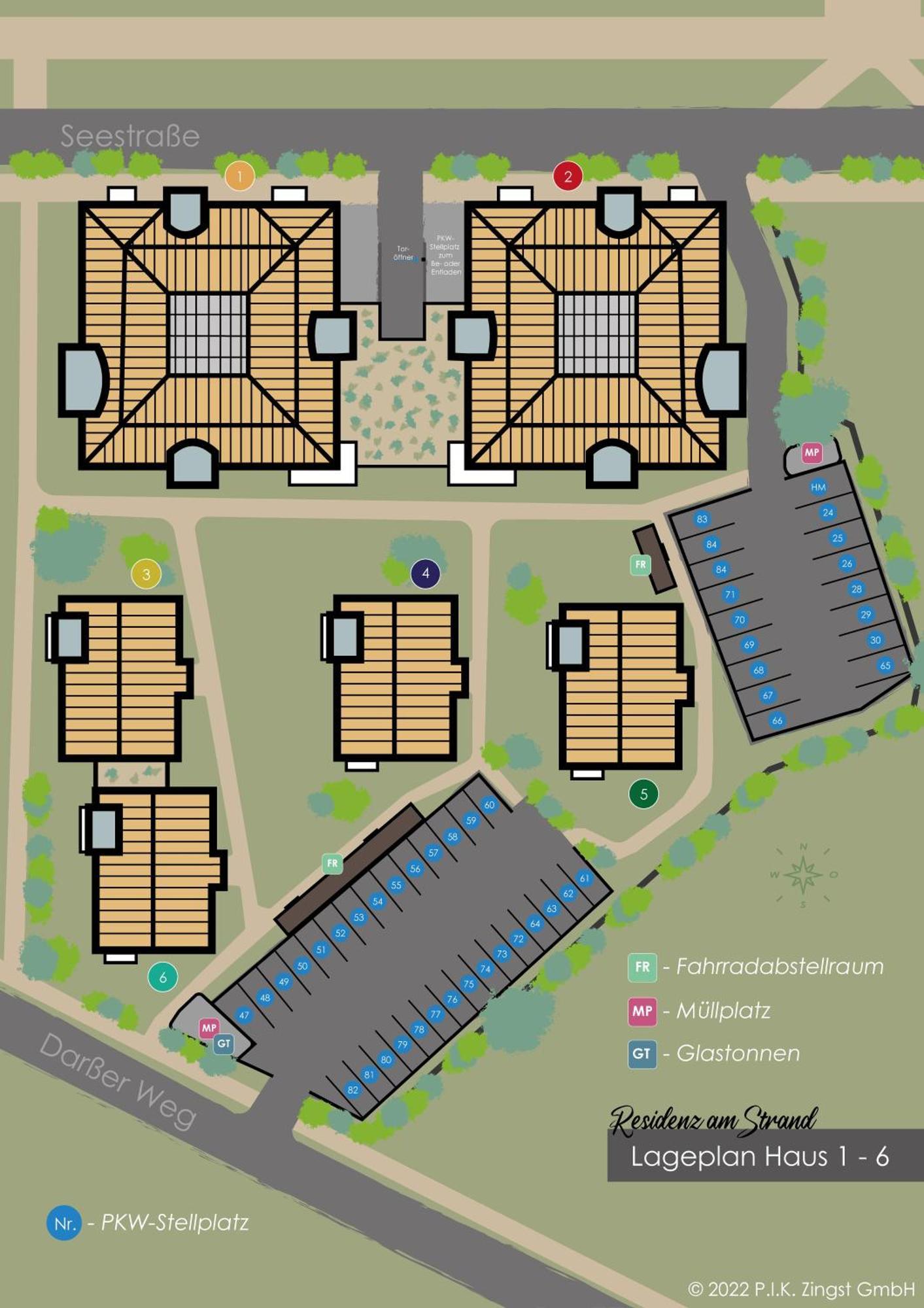 Residenz Am Strand Wohnung 4-61 青斯特 外观 照片
